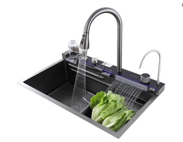 High - Quality Stainless Steel Sink with Multifunctional Design - Perfect for Modern Kitchens