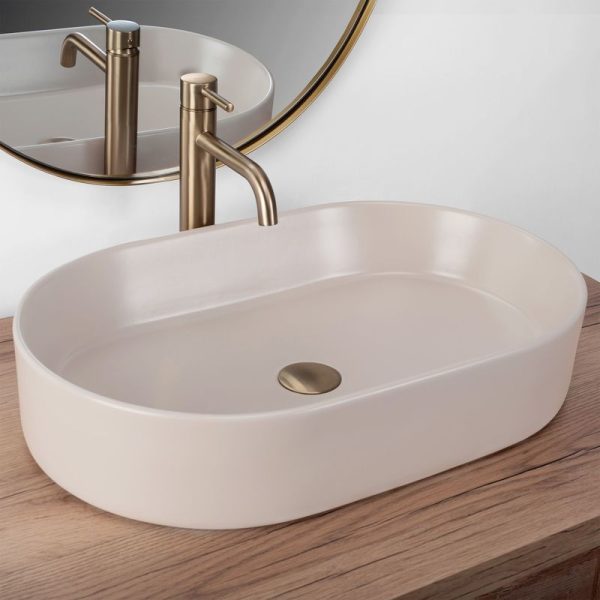 Hot Sale Ceramic Long Oval Hand Wash Basin Porcelain Customized Colorful Large Bathroom Washing Basins
