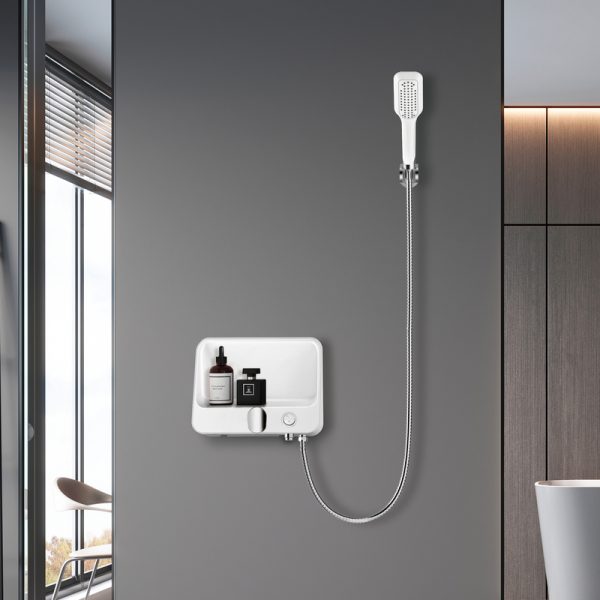 Hot Sale Wall Mounted Home Bathroom Shower Set Plastic Handheld Rain Spray for Renovation