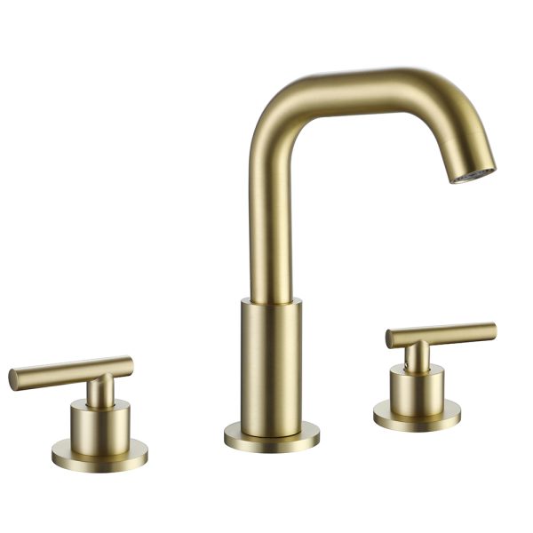 Hot Selling Chrome Brass Basin Faucet Dual Handle Deck Mounted Single Handle Bathroom Faucet