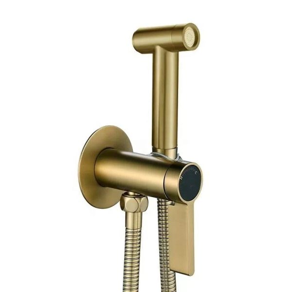 nd cold bidet sprayer Faucet Gold Toilet sprayer