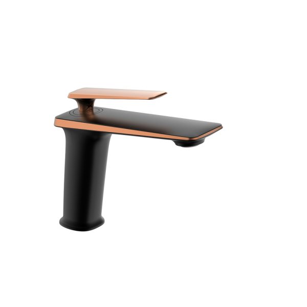 Hotel Wash Basin Faucet Brass Faucets Mixers Taps Deck Mounted Black Rose Gold Copper Bathroom Sink Faucet