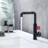 Industrial Basin Mixer Faucet Tall Brass Dual