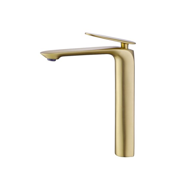 Kaiping Luxury Modern Brass Basin Faucet Thermostatic Faucets for Living Room Gym Mixed Taps Brushed Gold Basin Tap