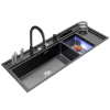 Kitchen Sink With Waterfall Multifunctional Faucet Piano.png 800x800