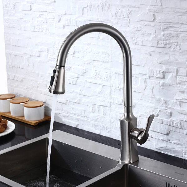 Kitchen Tap Faucet Pull Down Kitchen Taps Mixer Kitchen Tap Brushed 1