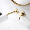 Knurled Sink Faucet Bathroom Dual Holes Brushed