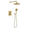LUSA Brass Rainfall Shower Head Wall Mounted.jpg 800x800