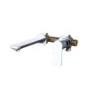 Latest arrival Hotel Bathroom water tap Single lever Chrome Embedded Wall mounted Hot and Cold Basin Faucet 7
