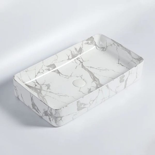 Light Luxury Modern Style Art Bathroom Above Counter Sink Simple Hotel CE for Washroom Living Room Use ceramic basin bath sink