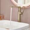 Luxurious Bathroom Faucet Single Handle Brass Tall