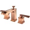 Luxurious Bathroom Sink Faucet Widespread Brass Deck