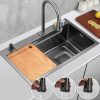 Luxury 304 Stainless Steel Single Bowl Kitchen