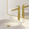 Luxury Basin Mixer Faucet Deck Mounted Brass