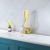 Luxury Basin Mixer Faucet Single Handle Brass