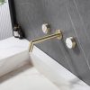 Luxury Basin Mixer Faucet Wall Mounted Lavatory