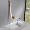 Luxury Bathroom Faucet Brushed Gold Sink Mixer
