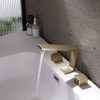 Luxury Brass Basin Faucet Deck Mounted Brushed