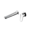 Luxury Brass Wall Mounted Basin Tap Matte Waterfall Concealed Basin Mixer Faucet 1