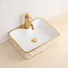 Luxury Porcelain Gold Basin Ceramic Modern Rectangular.png 800x800