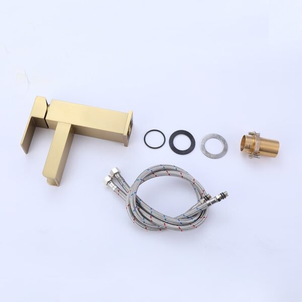 Bathroom Faucet Single Handle Stainless Steel Waterfall Basin Faucet Washroom Mixers Taps Of Basin – Image 11