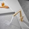 Luxury Wash Basin Faucet Brushed Gold Single