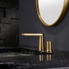 Luxury Wash Basin Faucet Deck Mounted Dual