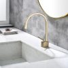 Luxury Wash Basin Faucet Single Handle Brushed
