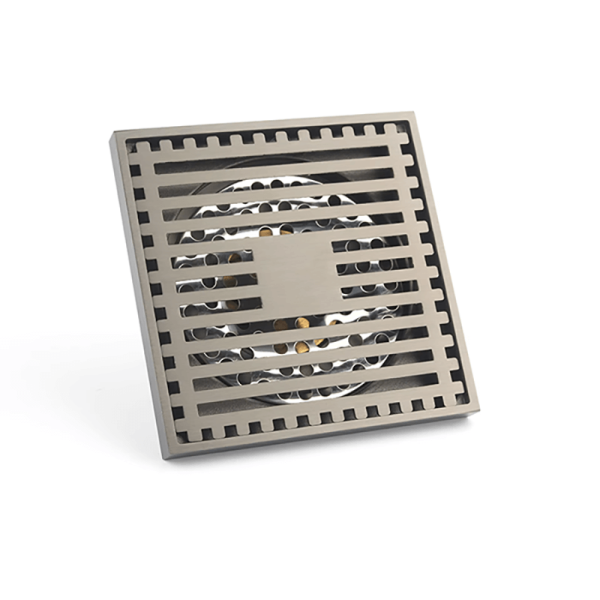 Sanitary Cleanout Garage Grates Cover Chrome Floor Drain