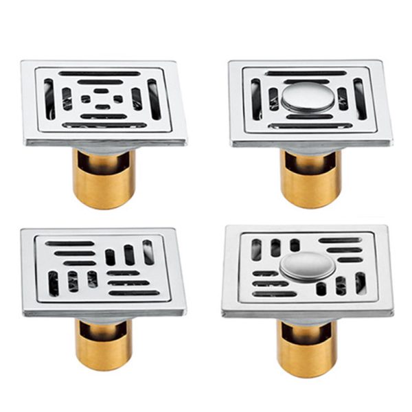 Odor Proof Thickened Copper Core Stainless Steel Floor Drain
