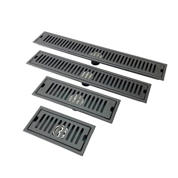 Wholesale Custom Black Stainless Steel Bathroom Floor Drain