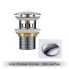 MOPO BD 1055 Wholesale Chrome Pop up Drain Basin Drain Without Overflow