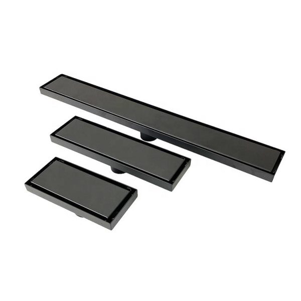 Bathroom Linear Drain Invisible Vertical Outlet Shower Floor Drain