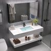 MP BC 10113 Wash Basin Cabinet Wall Mounted Marble Sintered Stone Bathroom Vanities