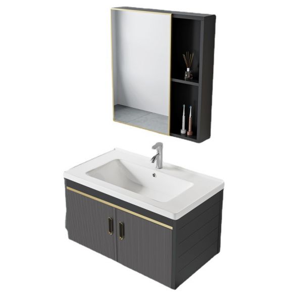 Wholesale High Quality One Piece Ceramic Basin Bathroom Vanity