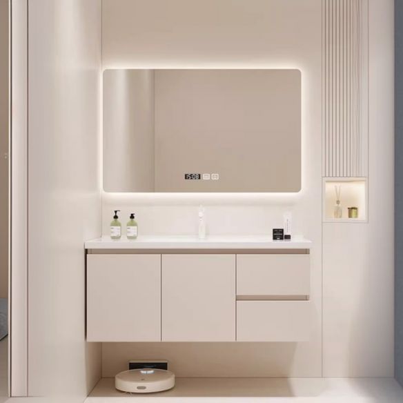 Bathroom Vanity Cabinet Furniture With Single and Double Sinks