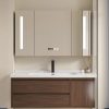 MP BC 10142 Modern Luxury Hotel Wall Mount Sintered Stone Bathroom Vanity Cabinet