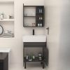 MP BC 10149 MDFPVCPlywood Bathroom Vanity Cabinets with Light Mirror