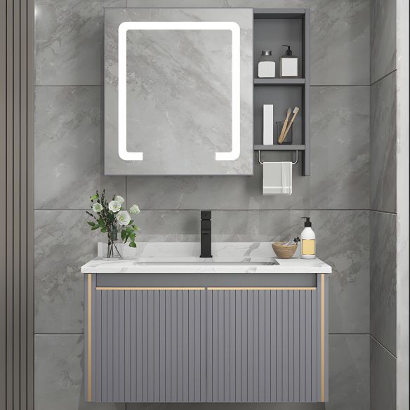 High Quality Custom Wholesale Vanity a Sink Vanities With Led Mirror