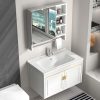 MP BC 1052 Aluminium Bathroom Furniture Vanity Cabinet Set with Sink Mirror