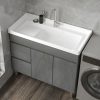MP BC 1074 Gray High Grade Sub Wooden Balcony Washbasin