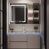 MP BC 1090 Luxury Top End Solid Wood Bathroom Vanity Wall Mounted Mirror for Villas