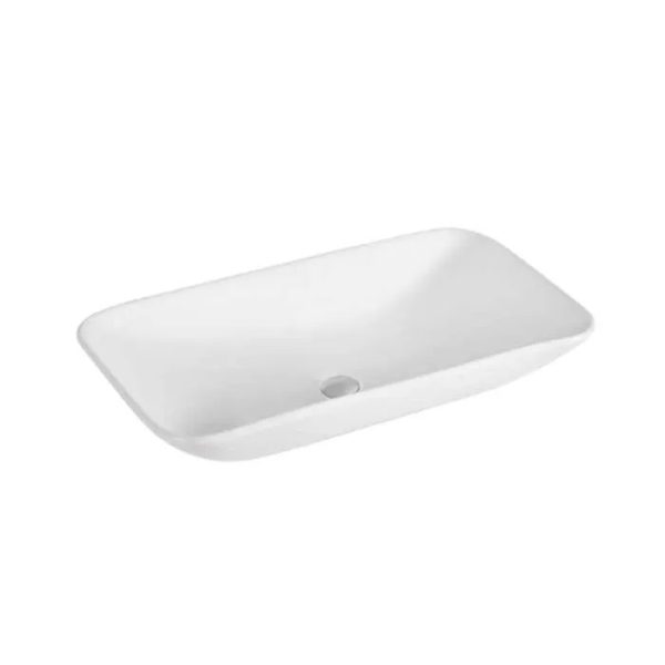 China Factory Wholesale Ballaro Ceramic Above Counter Basin White