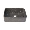 MP BS 1016 China Sanitary Ware Factory Wholesale Caproni Above Counter Basin Terrazo Black