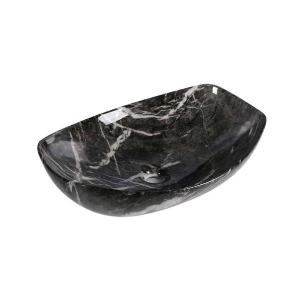 China Factory Wholesale Carisma Marble Ceramic Above Counter Basin