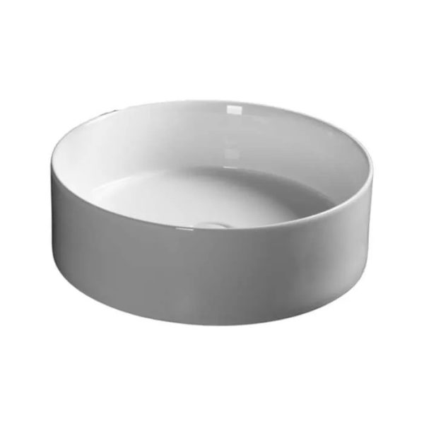 Factory Wholesale Edison Ceramic Above Counter Basin White