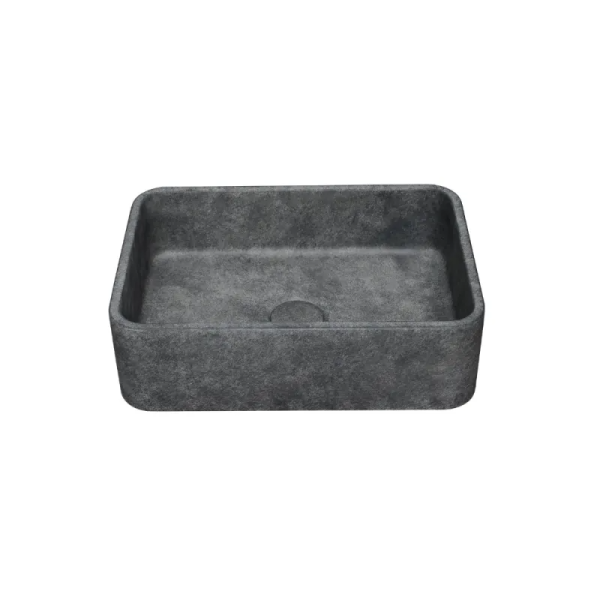 Wholesale High Quality Solid Surface Rectangular Bathroom Concrete Basin