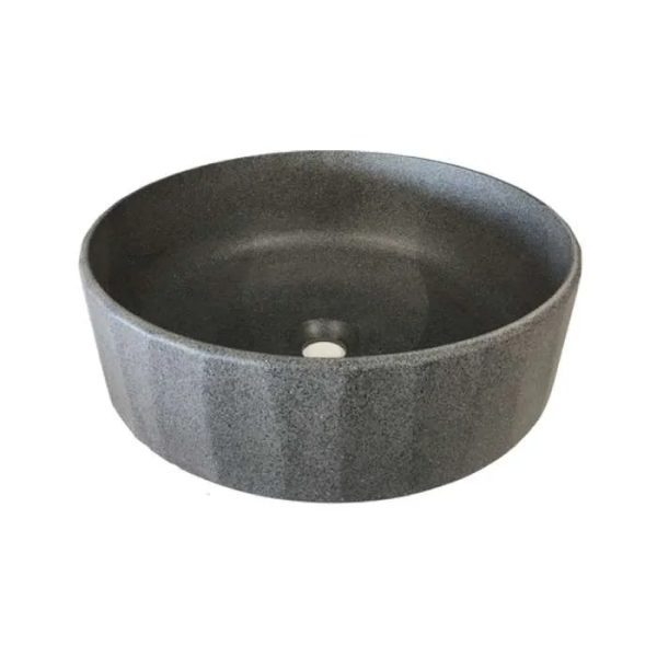 Wholesale La Fab Sandstone Above Counter Basin Black