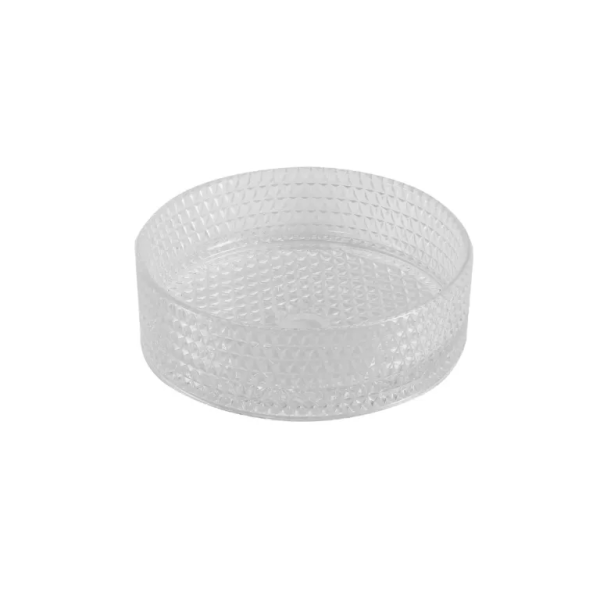Luxury Frosted Die Cast Crystal Glass Minimalist Bathroom Wash Basin