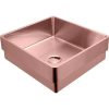 MP BS 1053 Sanitary Manufacturer Wholesale Basin Suppliers Milan Rectangular SS Inset Copper Basin